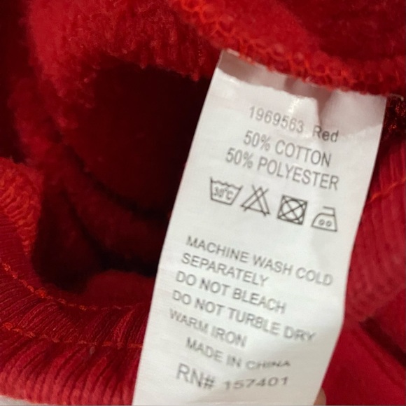 Fashion Nova Atlanta Red Sweatpants-Large - Picture 4 of 4